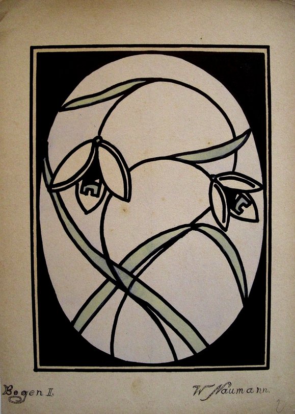 Archiv-Bild „Ornamentmotiv Tulpe“