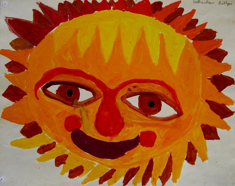 Archiv-Bild „Blume mit Gesicht“