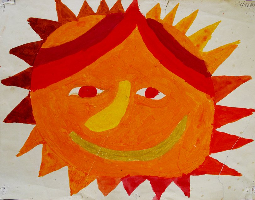 Archiv-Bild „Blume mit Gesicht“