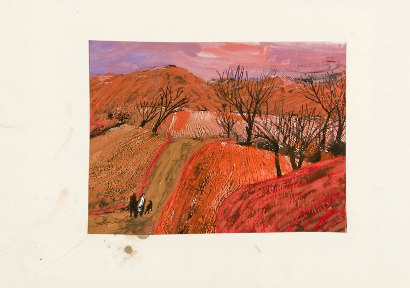 Archiv-Bild „Grafik-Übermalung Otto Paetz“