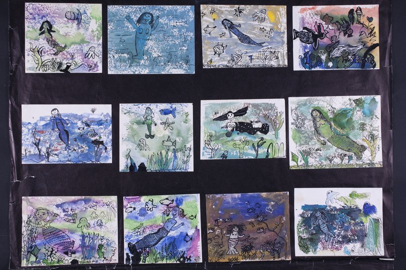 Archiv-Bild „Illustration zu H. C. Anderen „Die kleine Seejungfrau“ (I/II)“