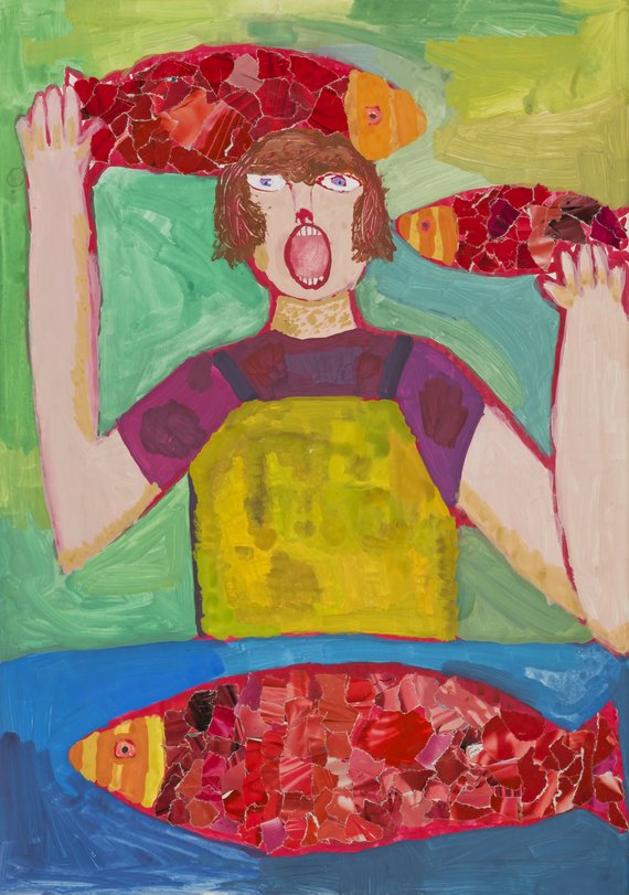 Archiv-Bild „Fischverkäuferin“