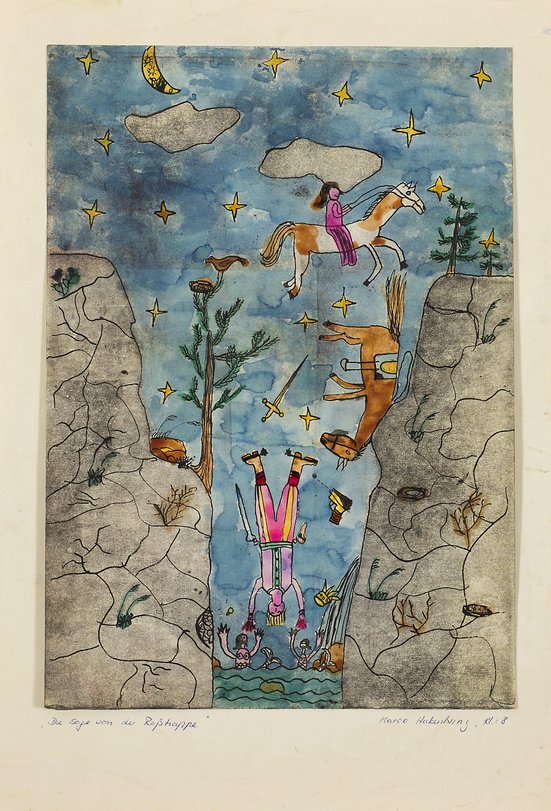 Archiv-Bild „Die Sage von der Roßtrappe“