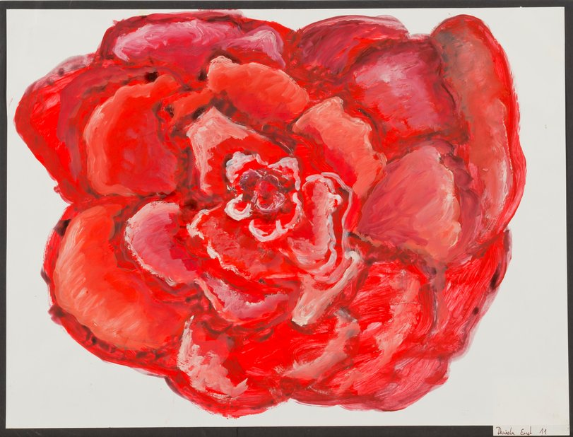 Archiv-Bild „Rose für ein Opfer des Massakers am Gutenberggymnasium“