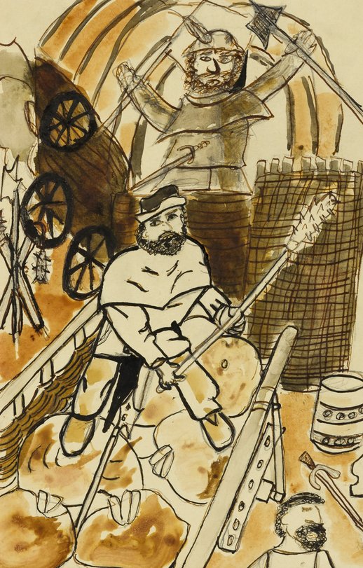 Archiv-Bild „Aufbruch zum Kampf der Bauern“