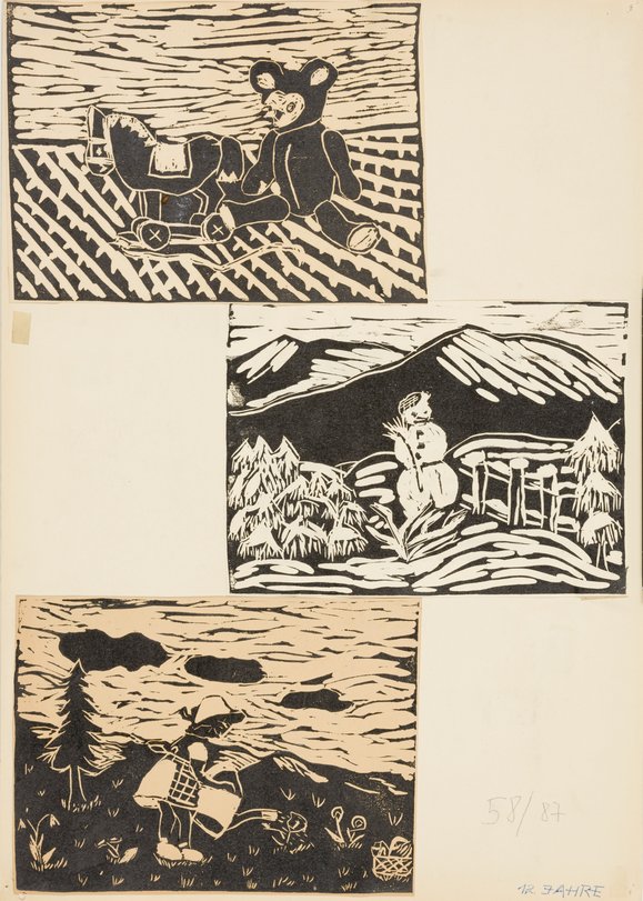 Archiv-Bild „Spielzeug; Schneelandschaft; Frühling“