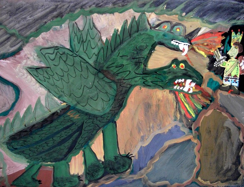 Archiv-Bild „Beowulf und der Drache“