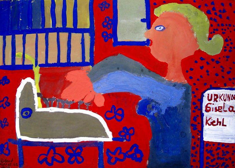 Archiv-Bild „Mutti arbeitet im Büro“