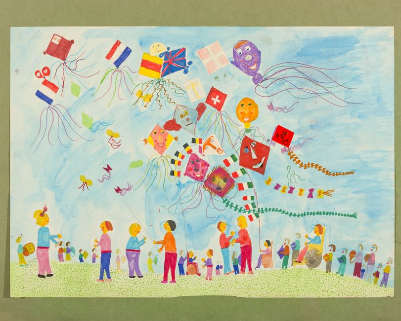 Archiv-Bild „Drachensteigen“