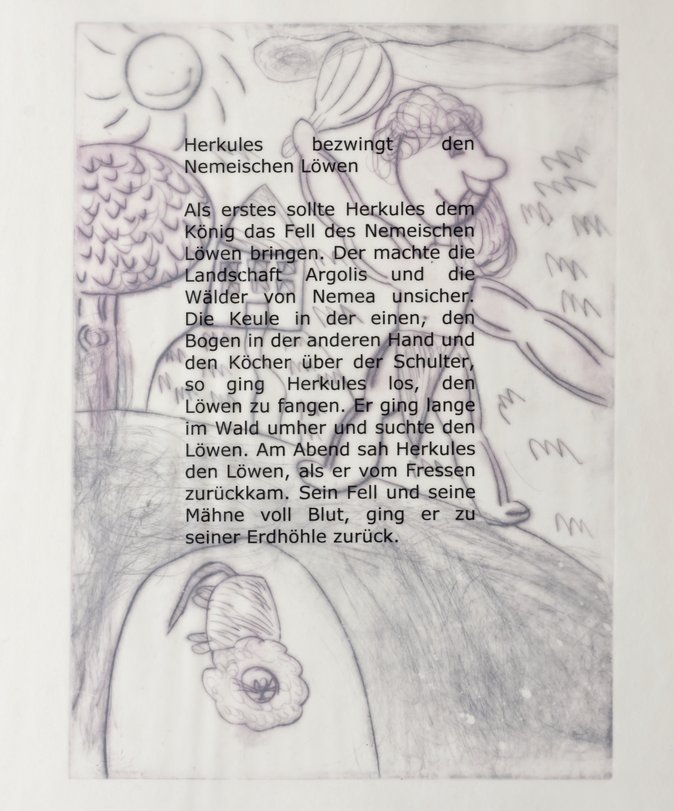 Archiv-Bild „Kinderkunstbuch: Die Taten des Herkules“