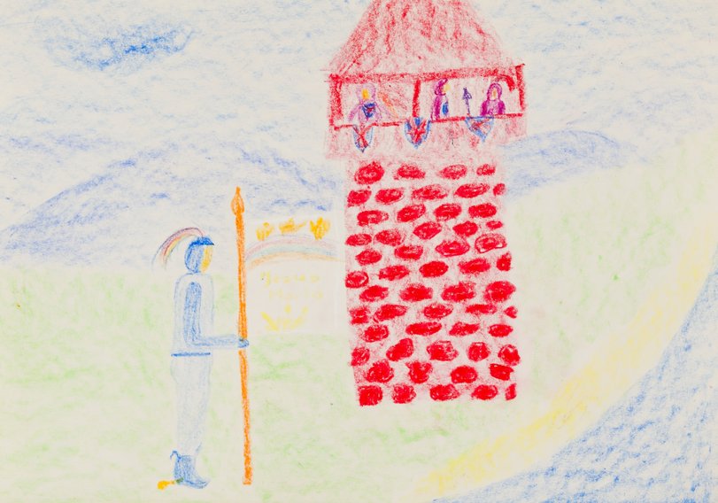 Archiv-Bild „Ritter vor Ritterburg“