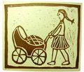 Archiv-Bild „Mutter mit Kinderwagen“