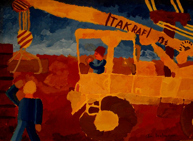 Archiv-Bild „Vater bei der Arbeit“