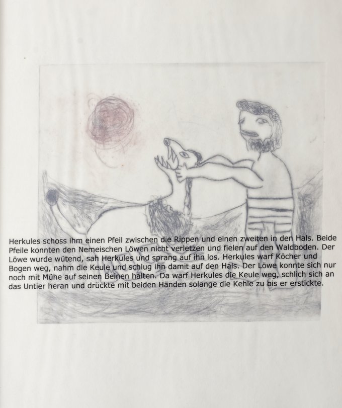 Archiv-Bild „Kinderkunstbuch: Die Taten des Herkules“