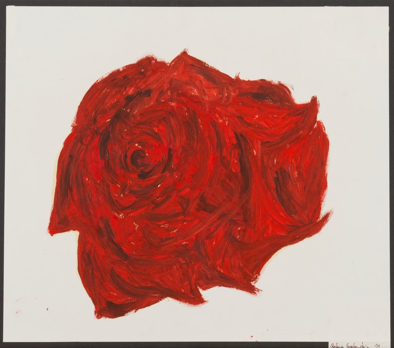 Archiv-Bild „Rose für ein Opfer des Massakers am Gutenberggymnasium“