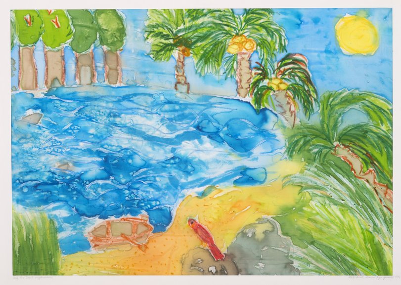 Archiv-Bild „Auf der Insel angekommen“