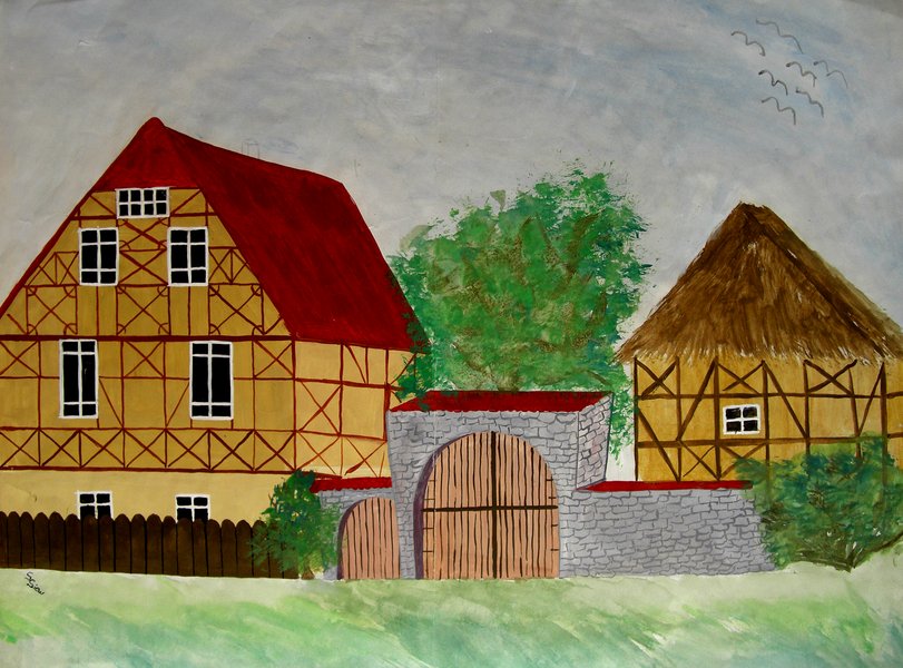 Archiv-Bild „Dorfansicht“