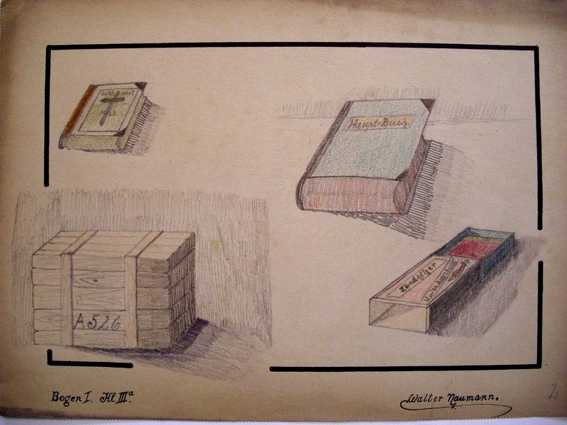 Archiv-Bild „Bücher und Kisten“