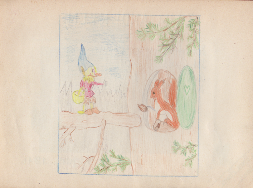 Archiv-Bild „Eintrag in ein Poesiealbum“