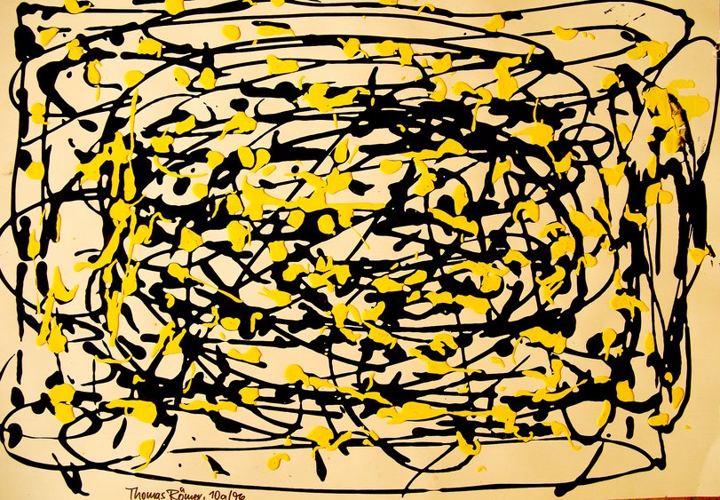 Archiv-Bild „Wie Jackson Pollock“