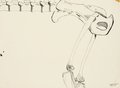 Archiv-Bild „Zeichenstudien nach Knochen“