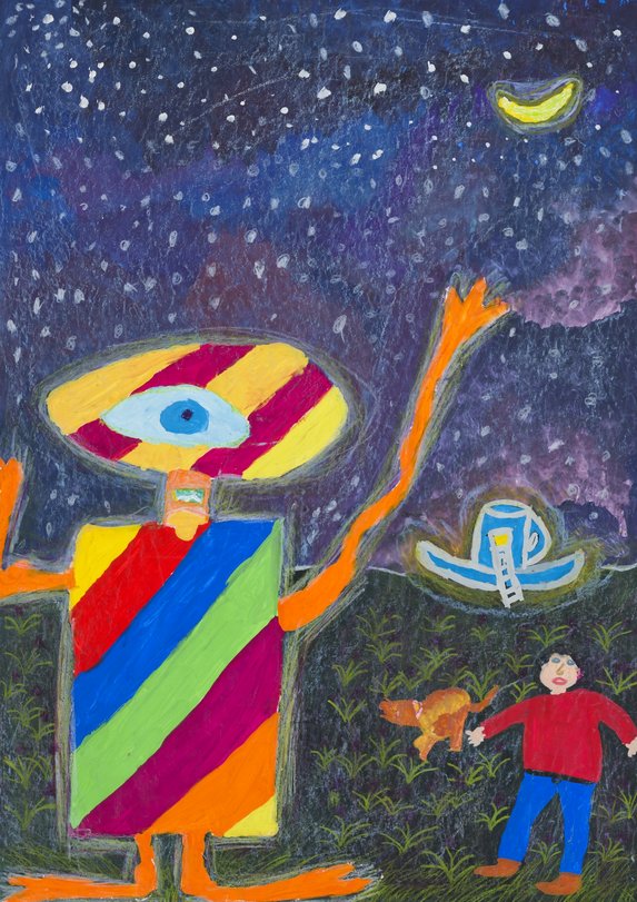 Archiv-Bild „Begegnung mit einem Außerirdischen“