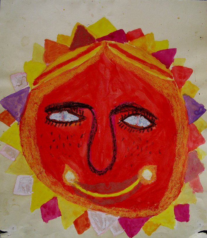 Archiv-Bild „Blume mit Gesicht“