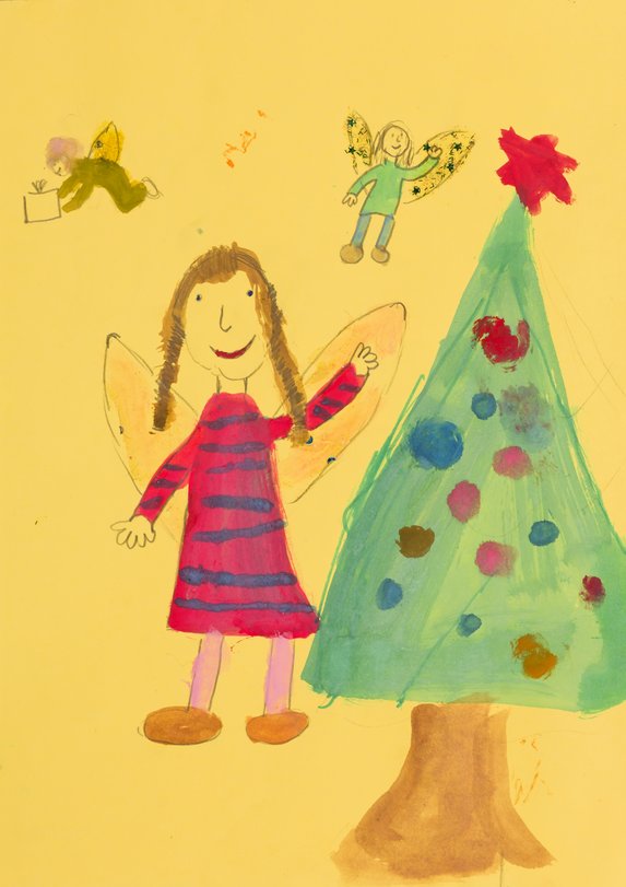 Archiv-Bild „Engel am Weihnachtsbaum“