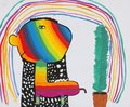 Archiv-Bild „Der regenbogenbunte Dinosaurier“