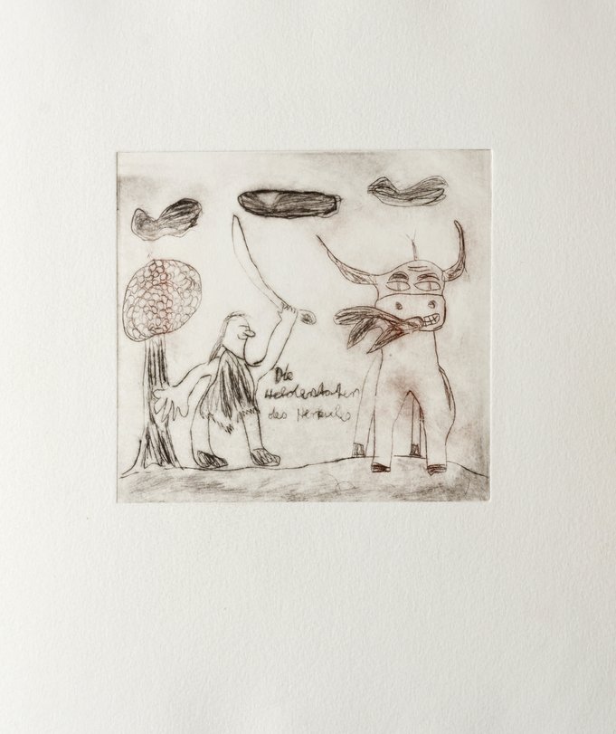 Archiv-Bild „Kinderkunstbuch: Die Taten des Herkules“