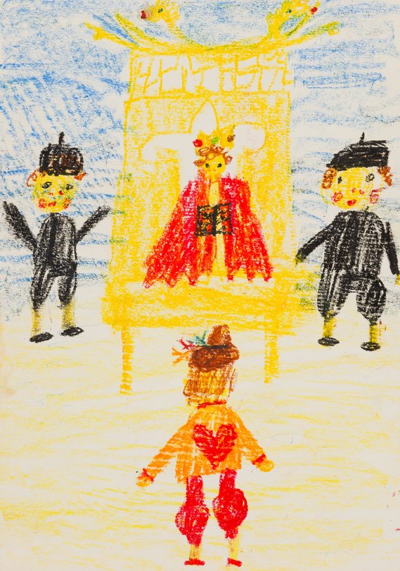 Archiv-Bild „Illustrationen Der Kaiser und die Nachtigall, Blatt 02“