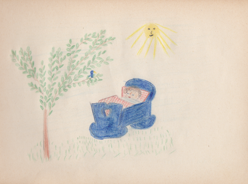 Archiv-Bild „Eintrag in ein Poesiealbum“