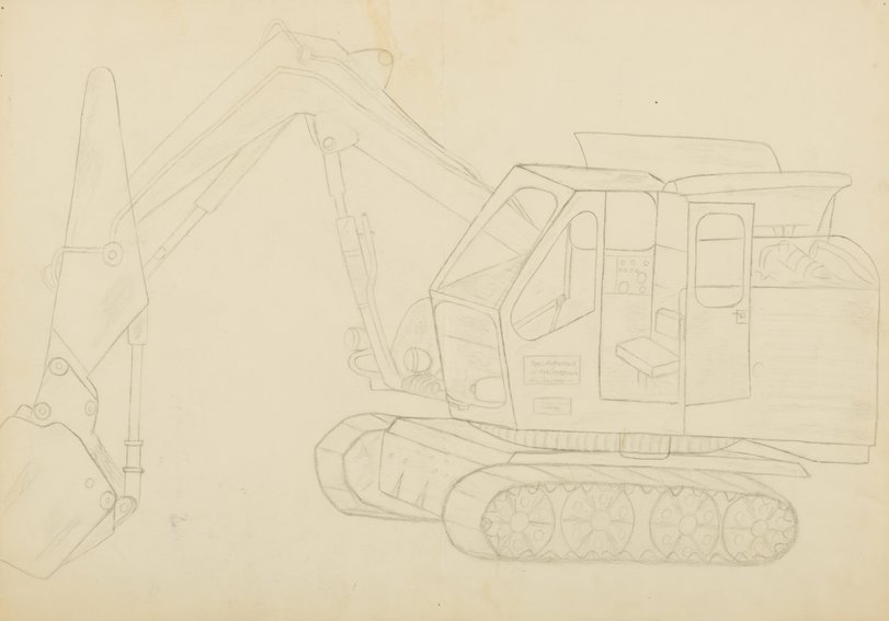 Archiv-Bild „Bagger Typ UB-20“