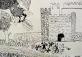 Archiv-Bild „Drache über der Burg“