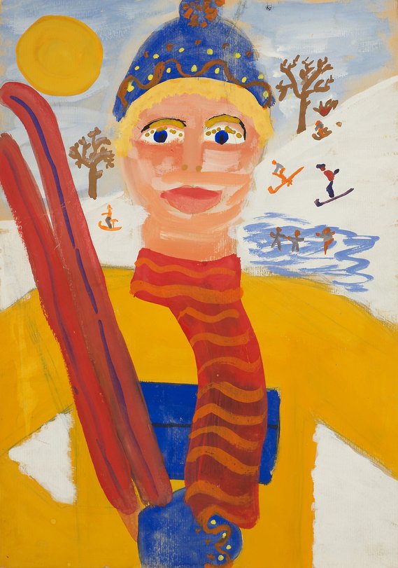 Archiv-Bild „Ich treibe Wintersport“