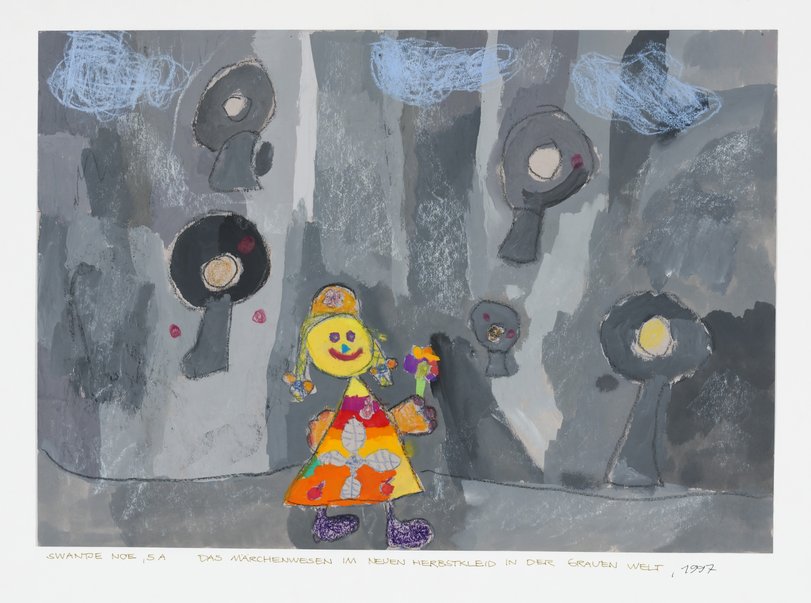 Archiv-Bild „Das Märchenwesen im neuen Herbstkleid in der grauen Welt“