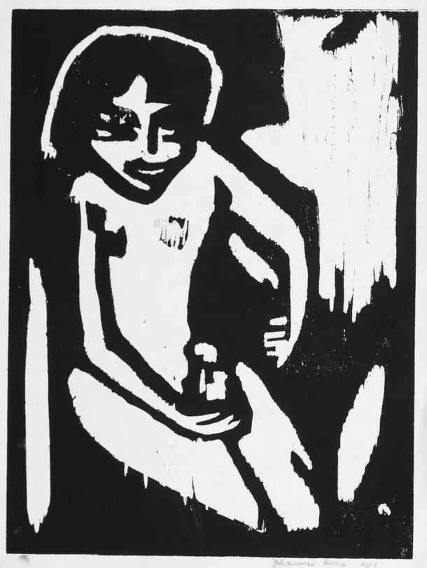 Archiv-Bild „Ohne Titel, Druck auf weißem Papier“