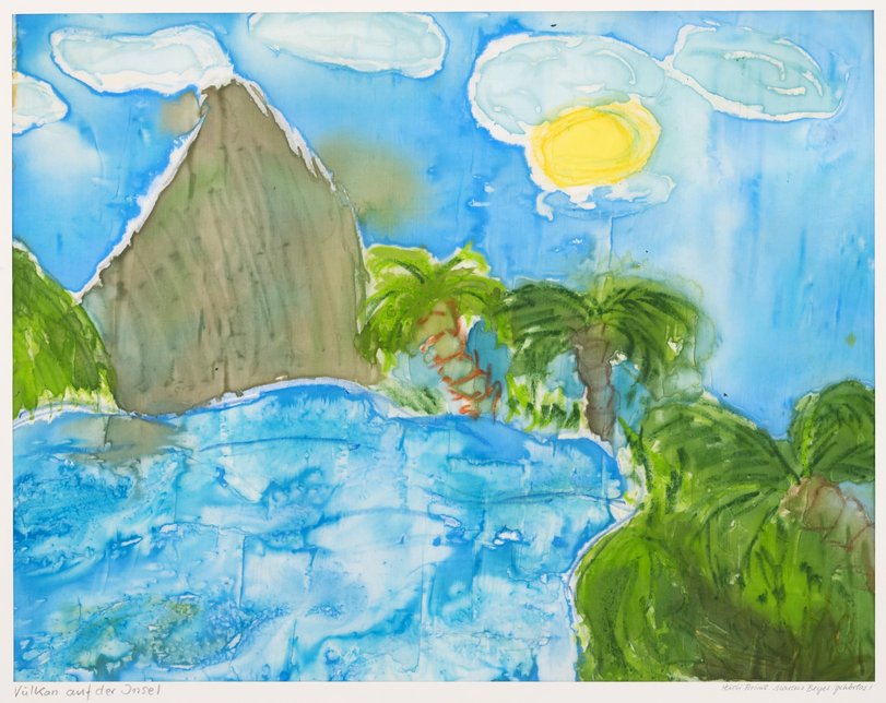 Archiv-Bild „Vulkan auf der Insel“