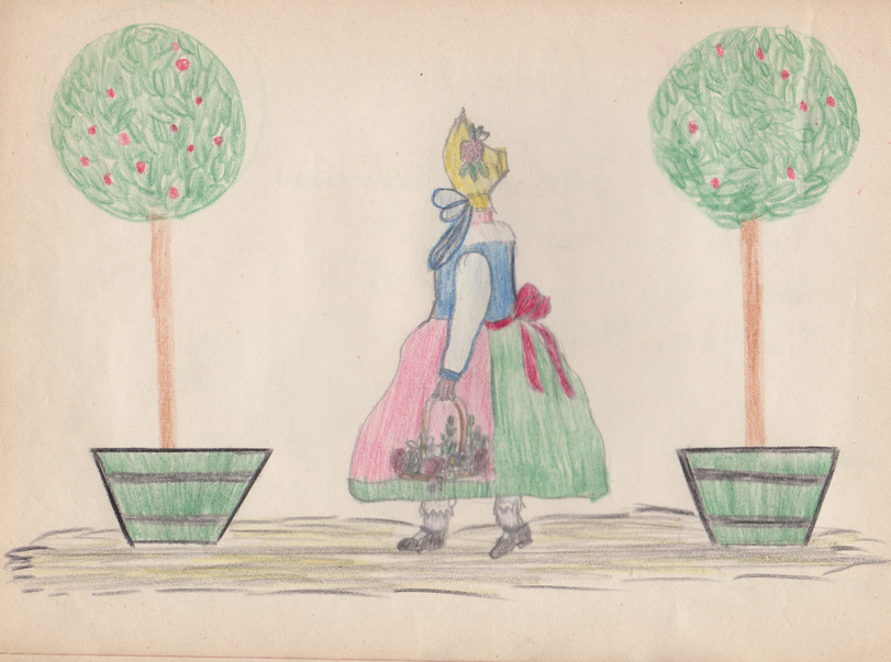 Archiv-Bild „Eintrag in ein Poesiealbum“