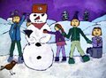 Archiv-Bild „Wir bauen einen Schneemann“