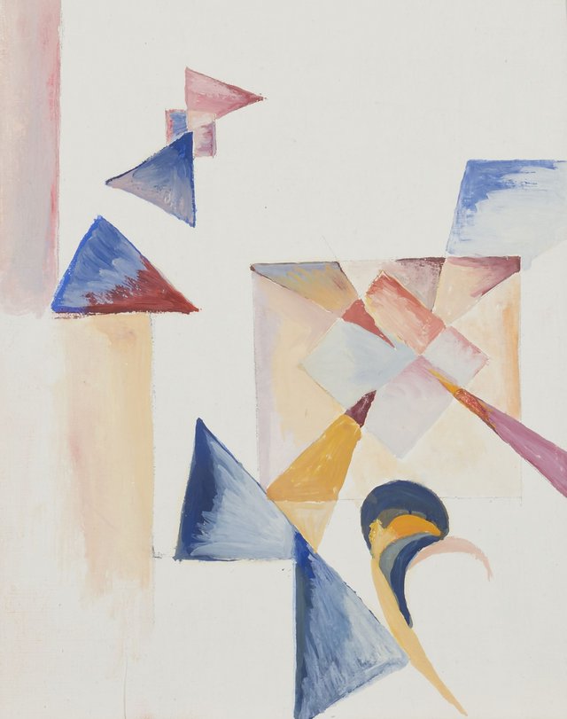 Archiv-Bild „Abstrakte Farbformen nach Kandinsky“