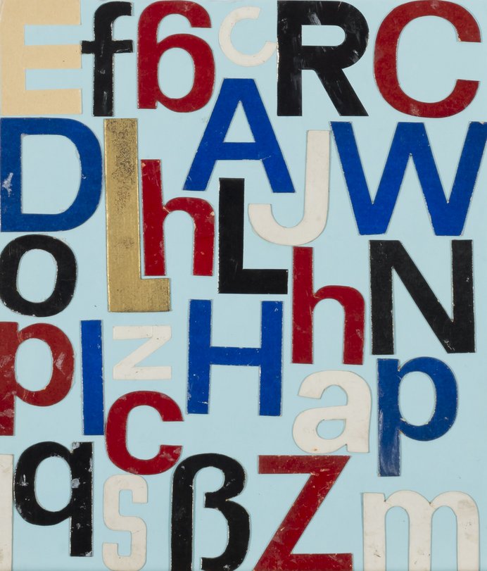 Archiv-Bild „Buchstaben-Collage“