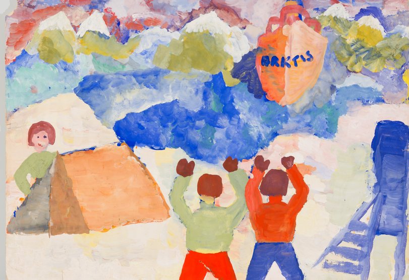 Archiv-Bild „Polarforscher begrüßen jubelnd den Eisbrecher“