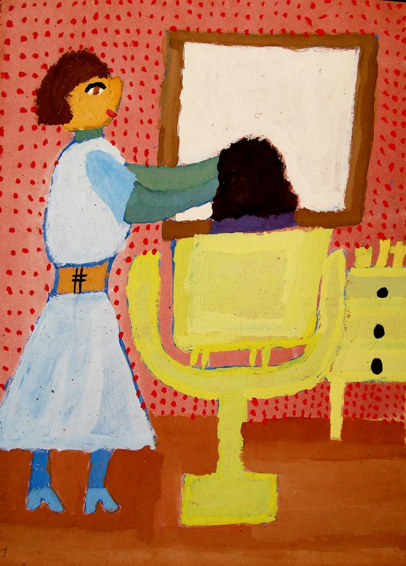 Archiv-Bild „Beim Frisör“