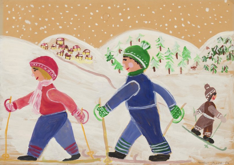 Archiv-Bild „Skiläufer“