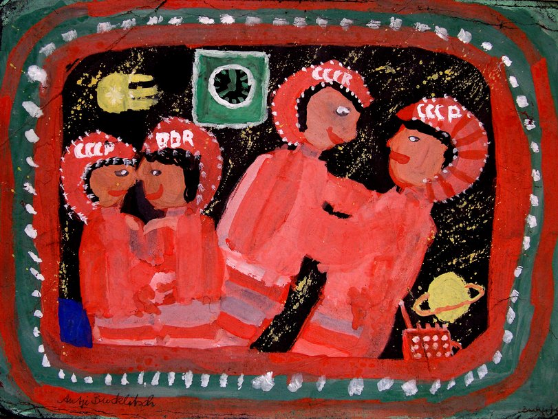 Archiv-Bild „Sowjetische Kosmonauten im Weltall“