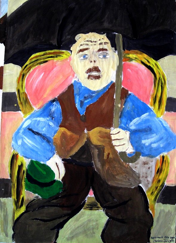 Archiv-Bild „Kopie nach Otto Nagel „Waldarbeiter Scharf““