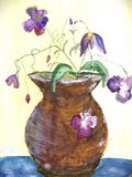 Archiv-Bild „Clematis in der Vase“