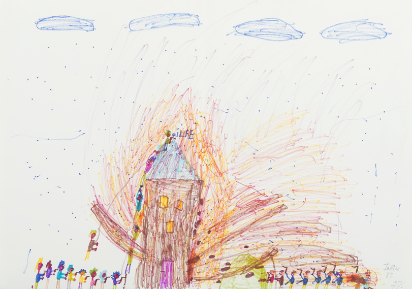 Archiv-Bild „Brennendes Haus“