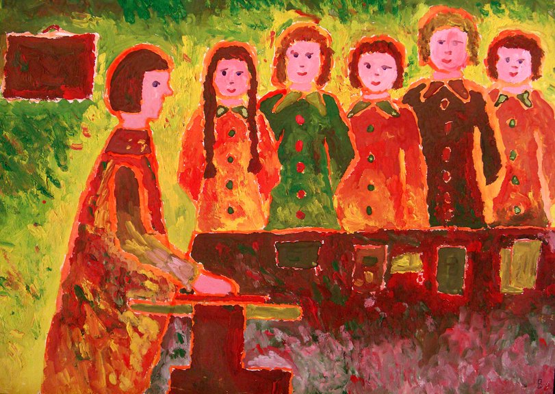 Archiv-Bild „Am Klavier“